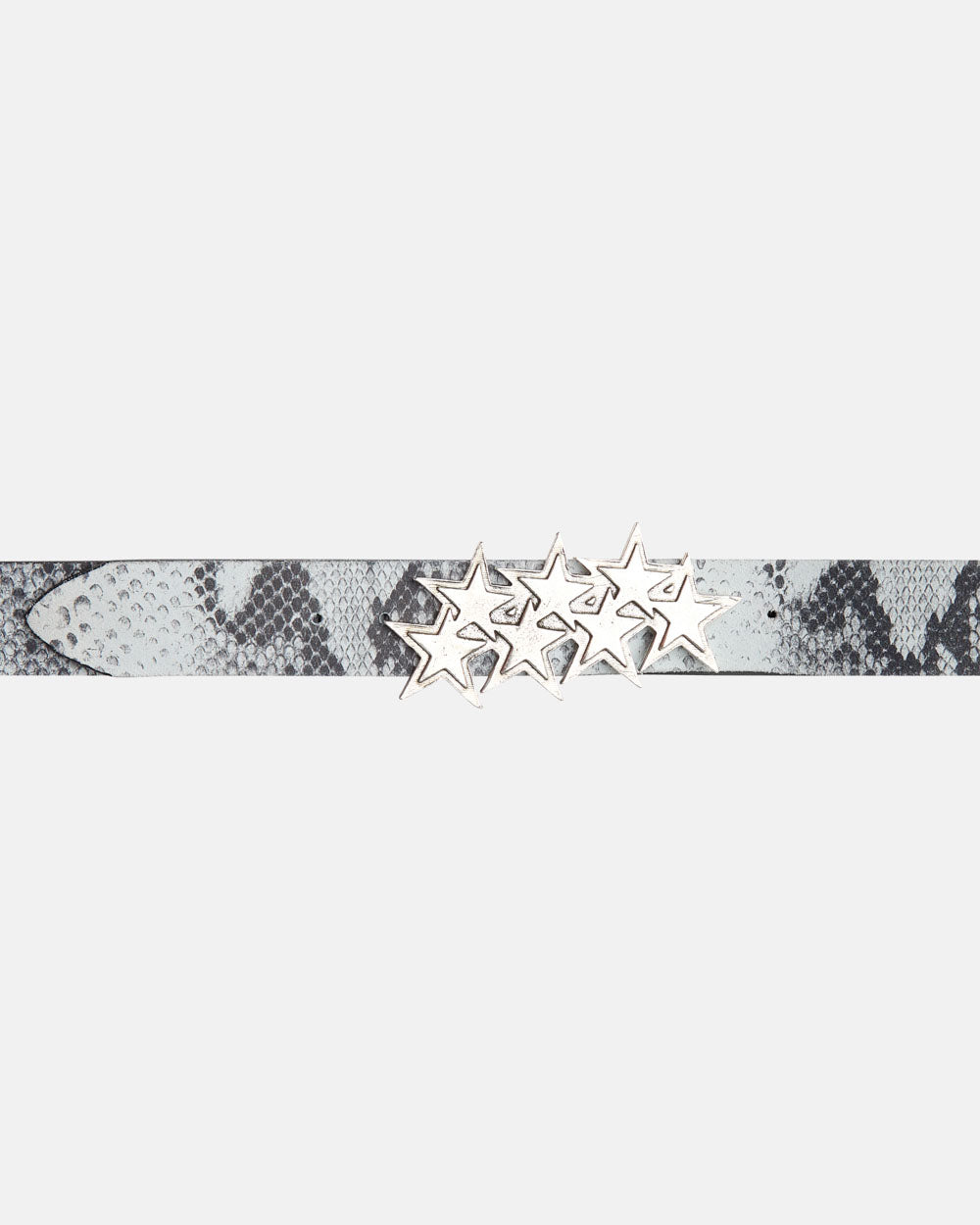 STARS LEDERGÜRTEL SCHWARZ SCHLANGE