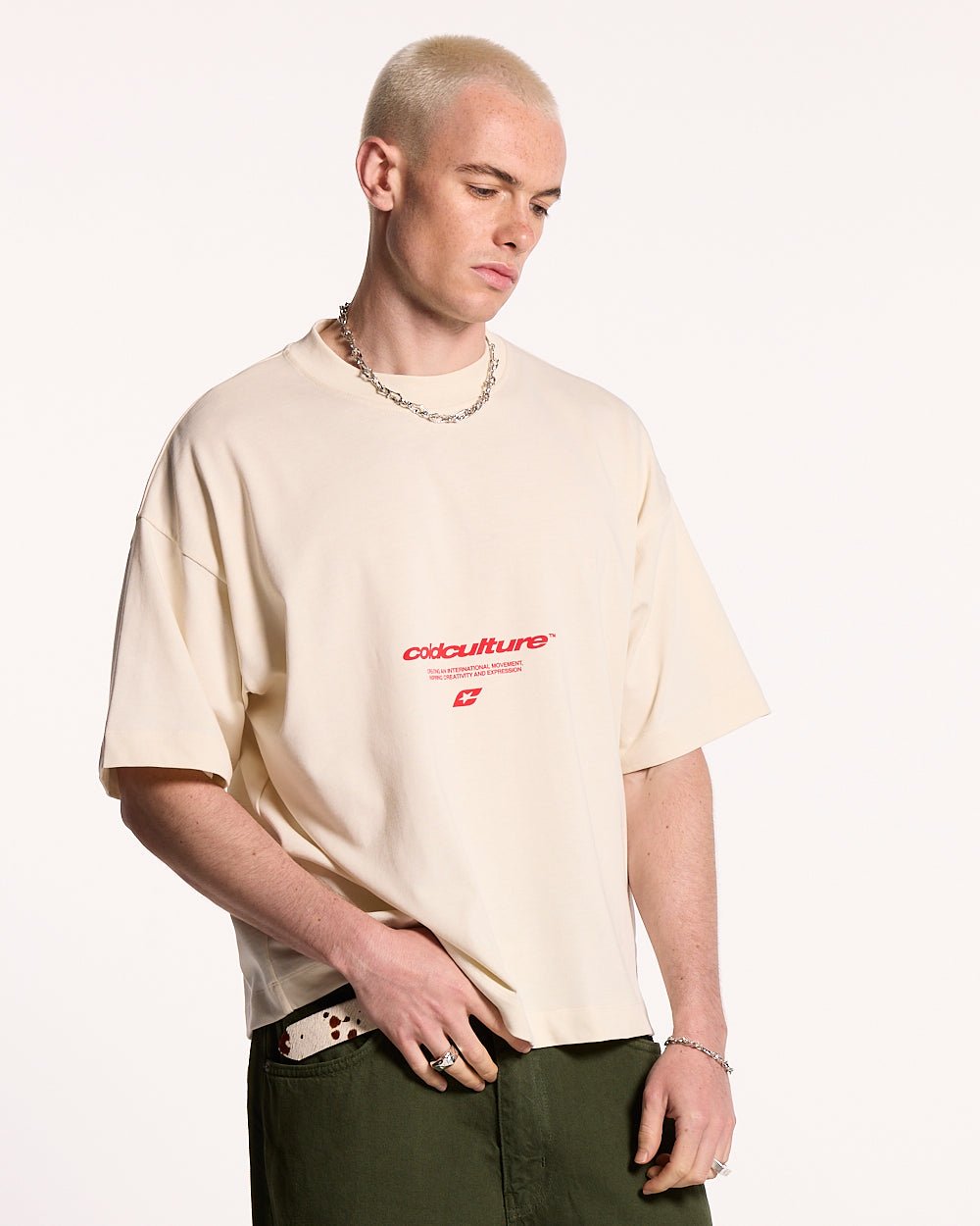 LET'S BOUNCE TEE WEISS