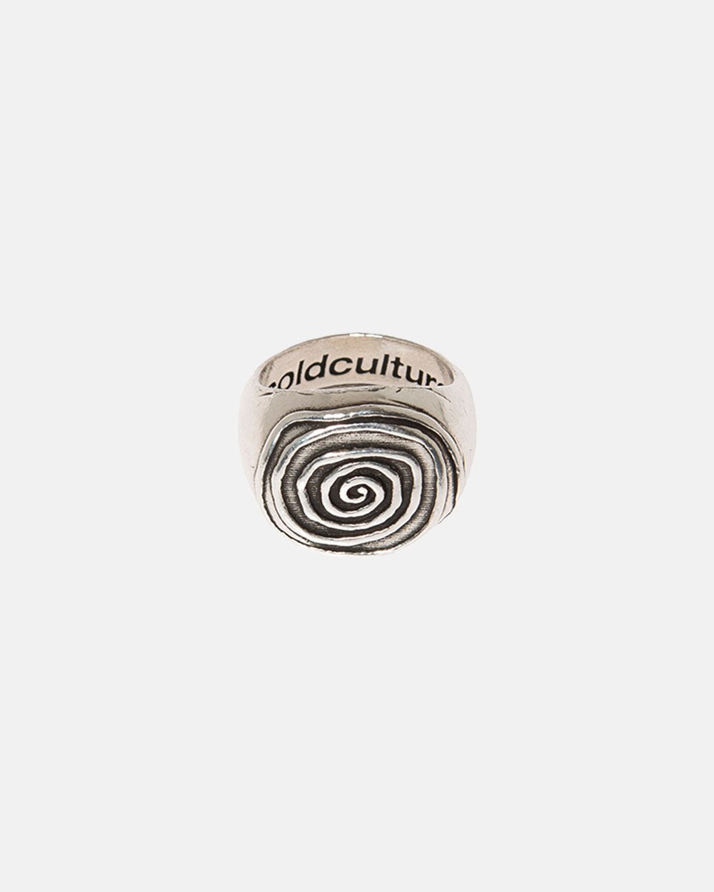 SPIRAL SIGNET RING