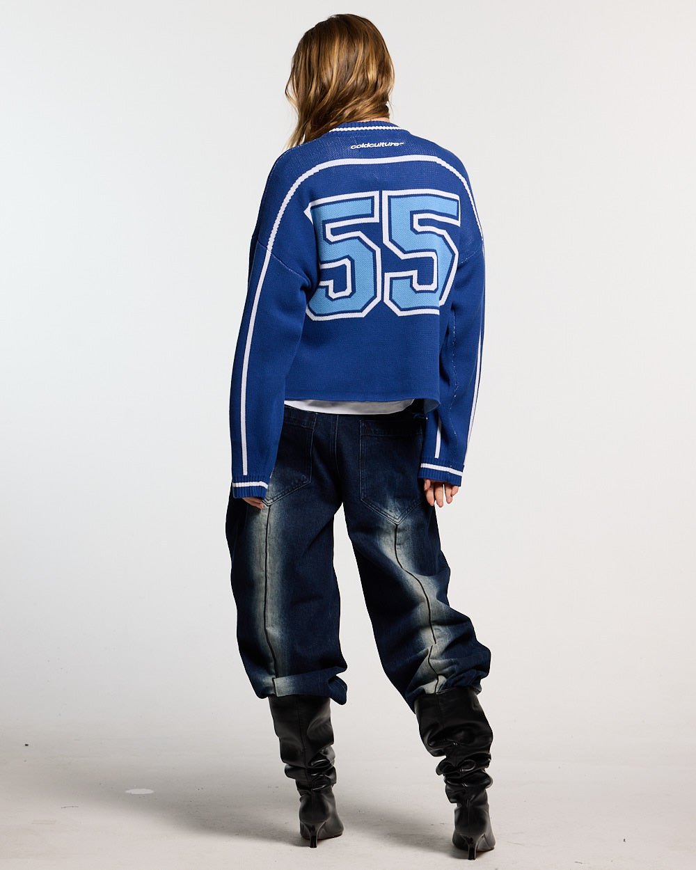 ROLLER KNIT BLAU