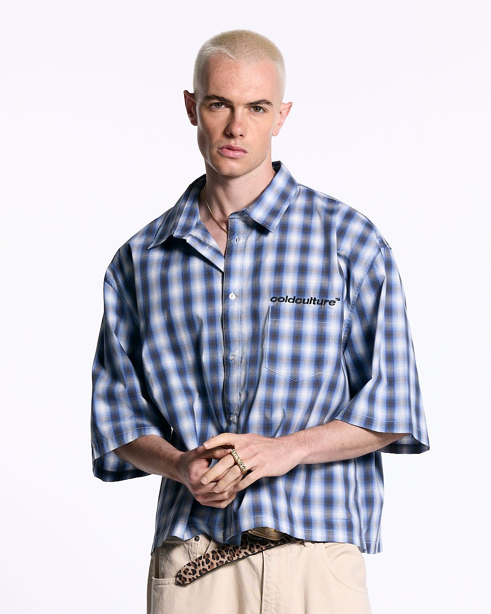 ONE POCKET SHIRT VERBLÜFFT BLAU