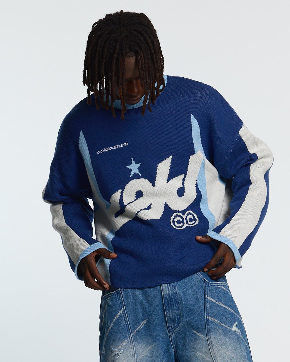 WINNER KNIT BLAU