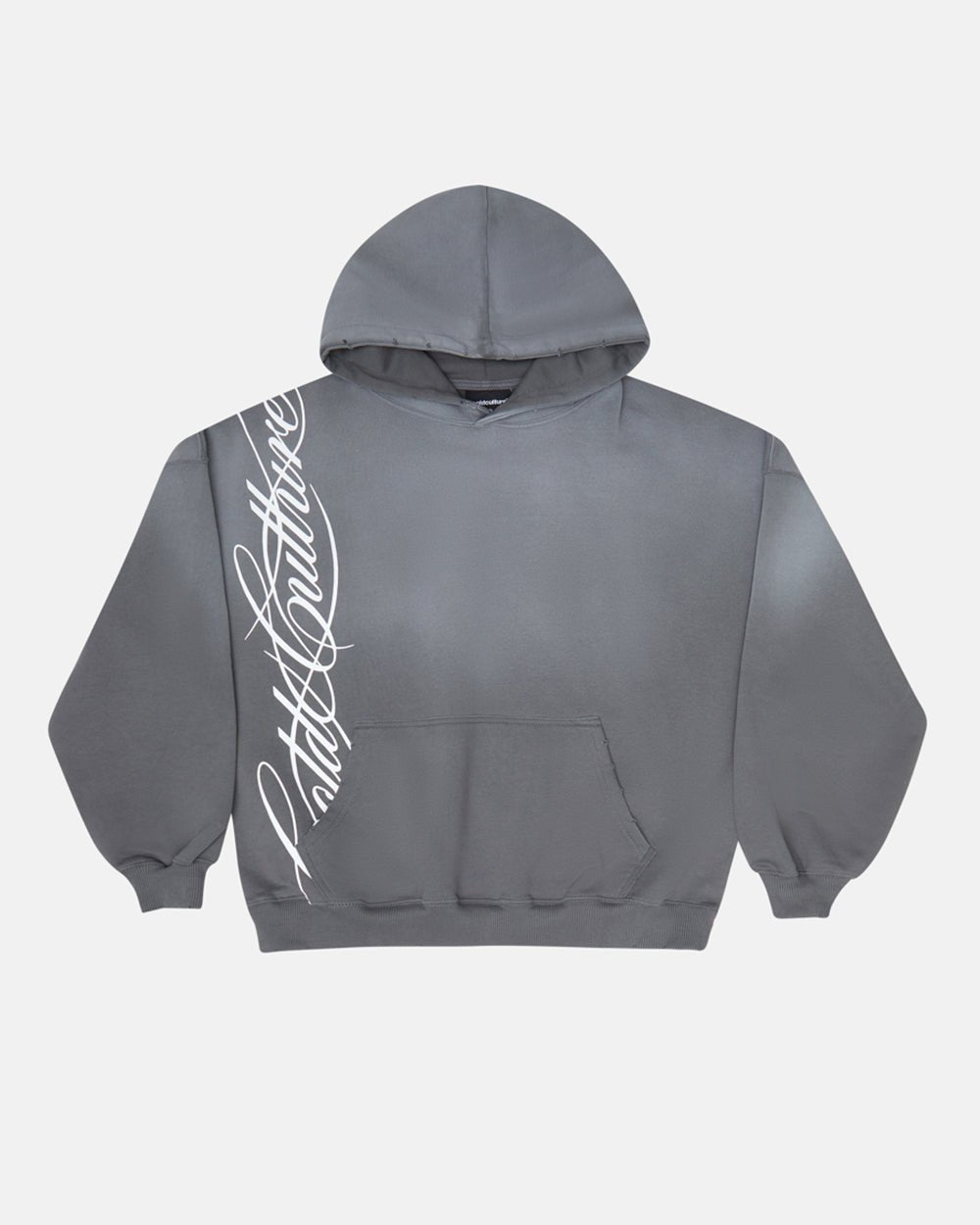 SCRIPT HOODIE ANTRACITGRAU