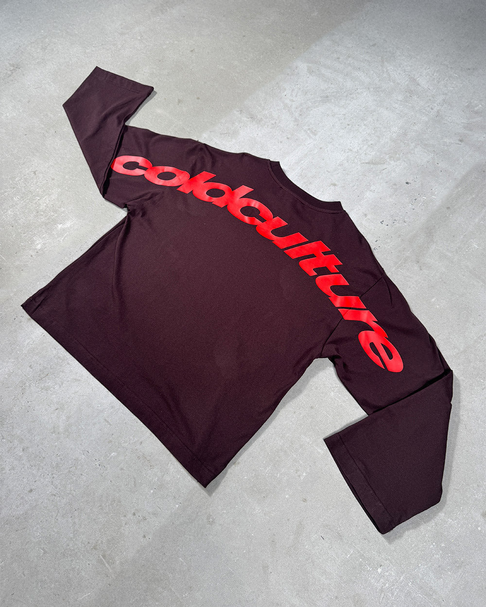 CURVED LONGSLEEVE BROWN
