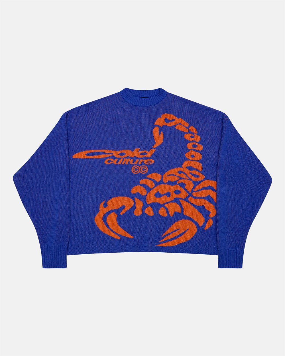POISON STRICKT BLAU UND ORANGE