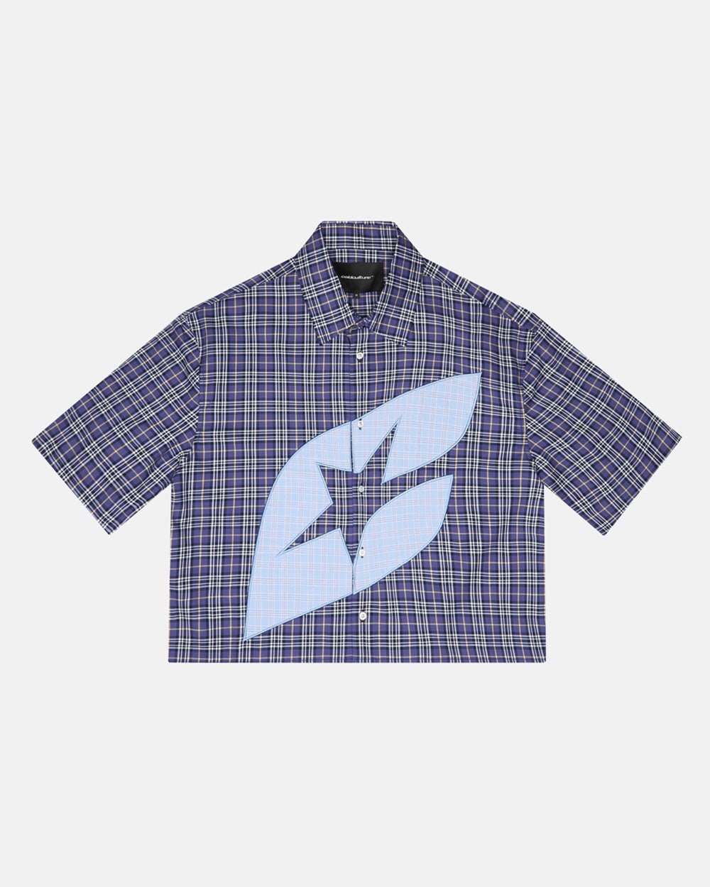 TARTAN C SHIRT DUNKELBLAU
