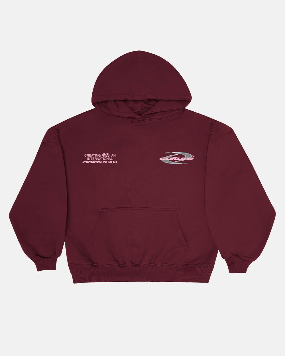 DYNAMISCHER HOODIE BURGUNDY