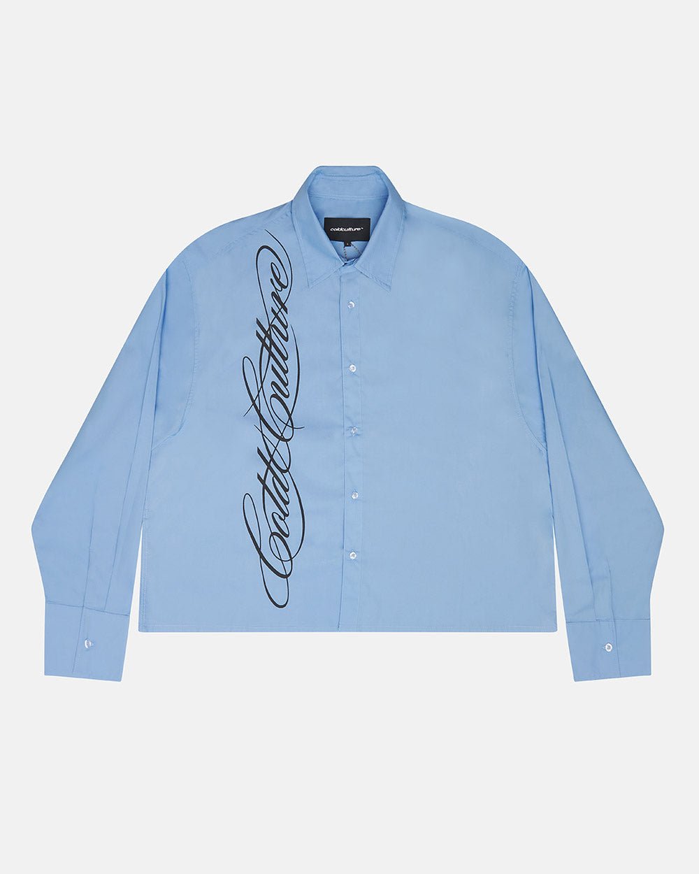 SCRIPT SHIRT BABY BLAU