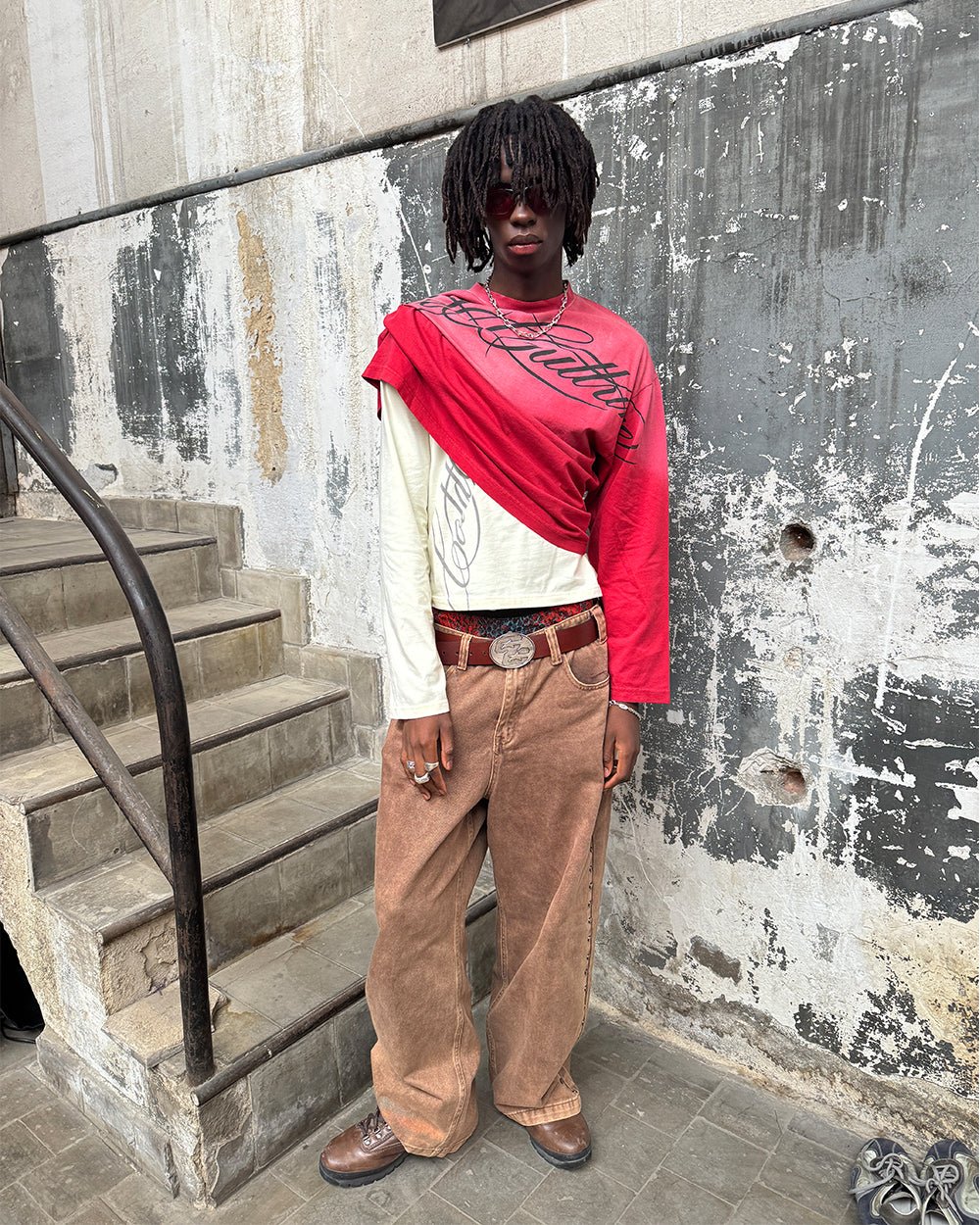 CROSSED SCRIPT LONGSLEEVE ROT