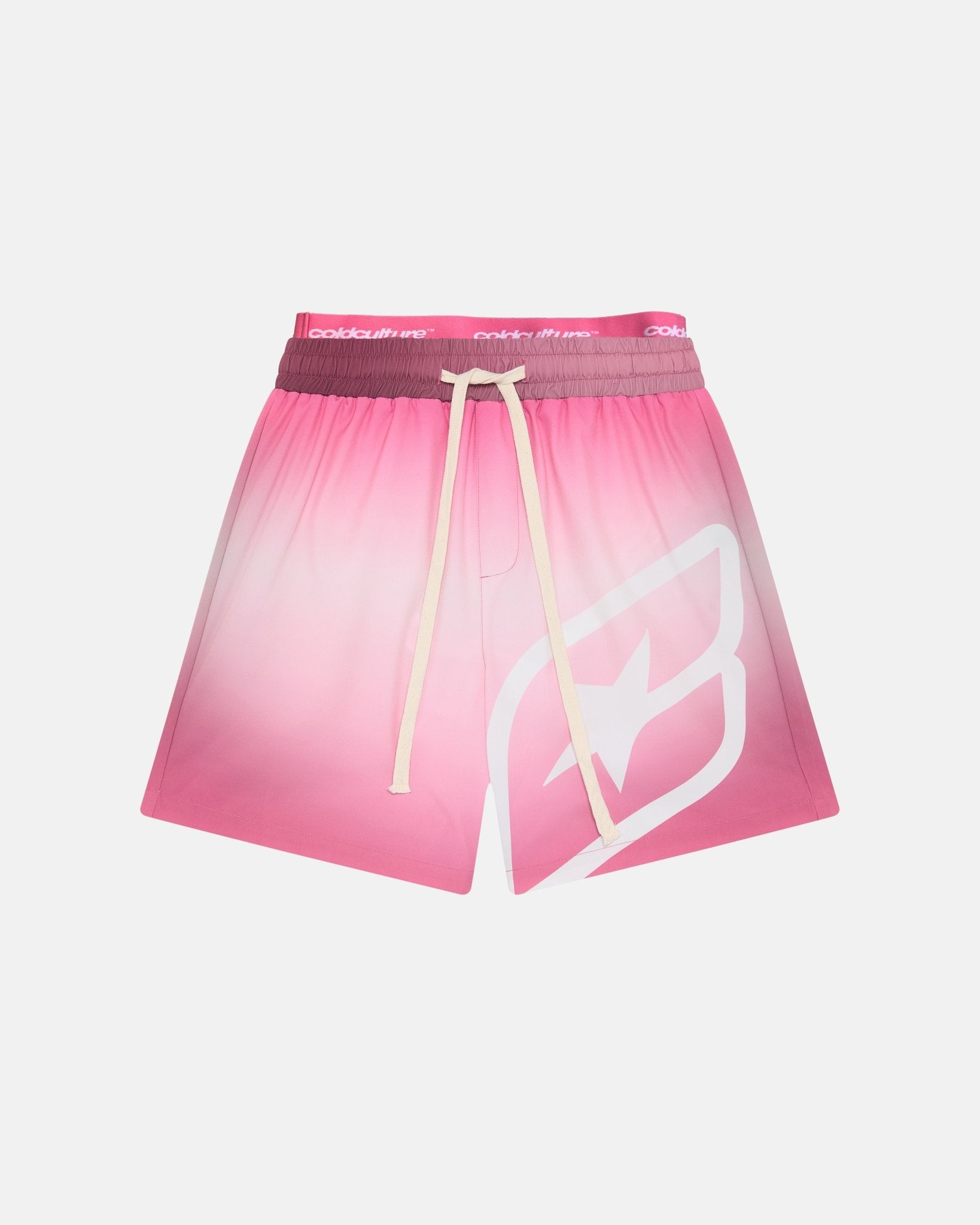 DOPPELTAUIGE BADESHORTS GRADUIERTE PINK