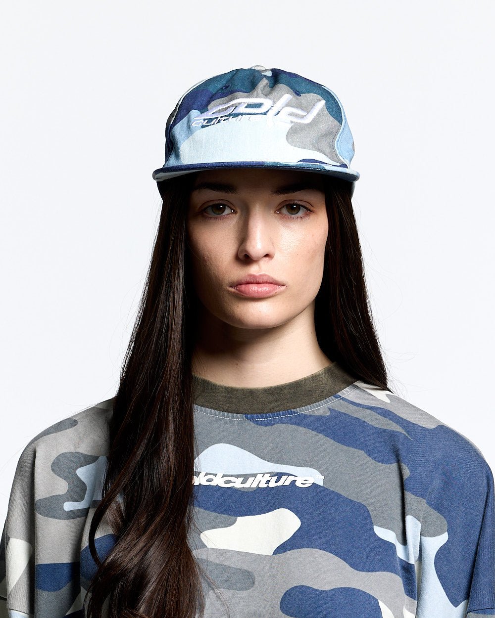 EISHOCKEY-KAPPE BLAU CAMO