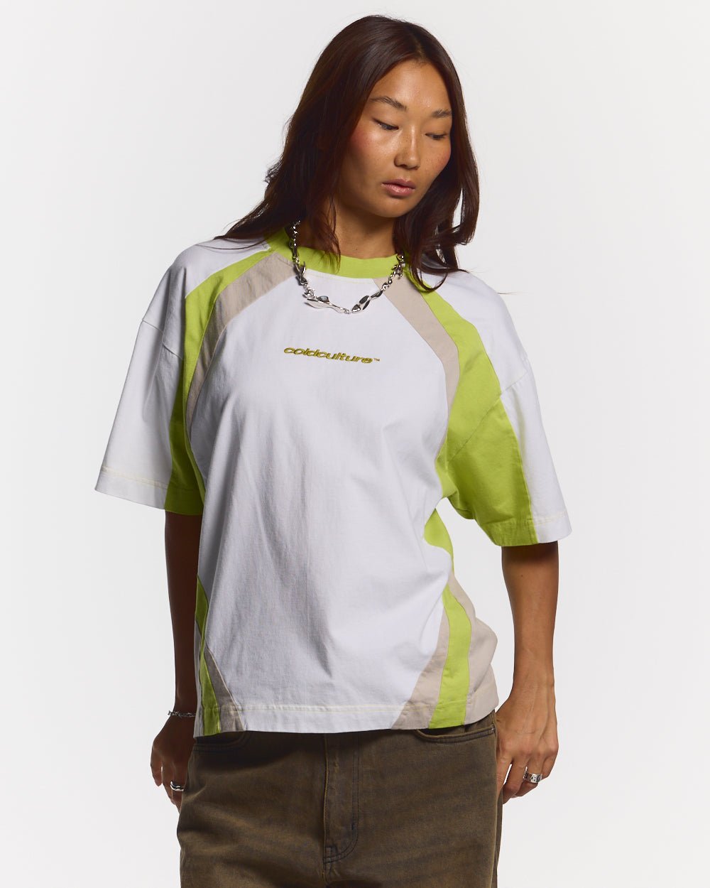 SPEED SPOKE TEE GRÜN & GRAU
