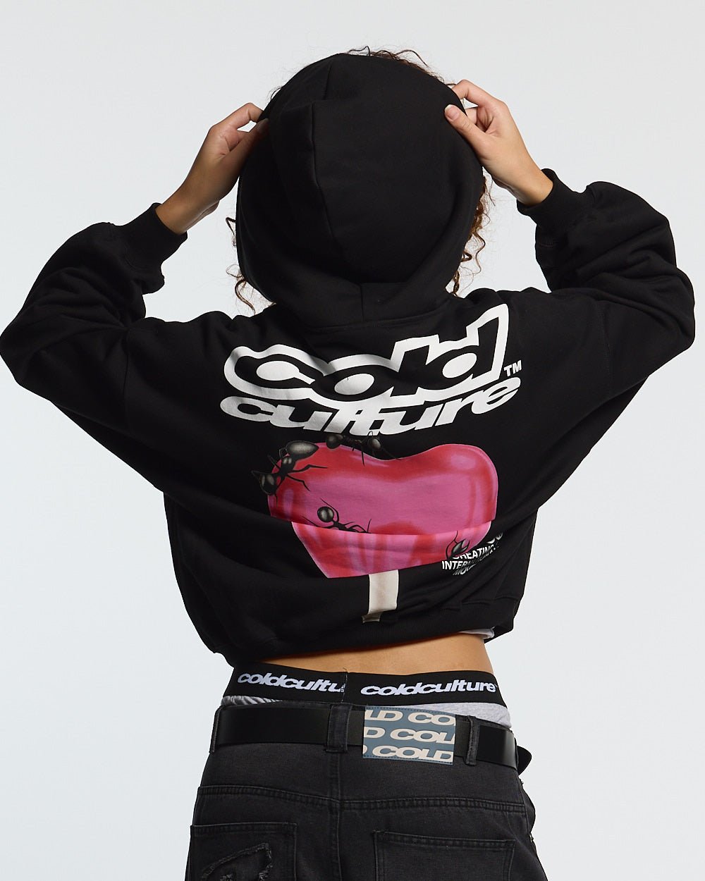 LOLLIPOP ZIP HOODIE SCHWARZ