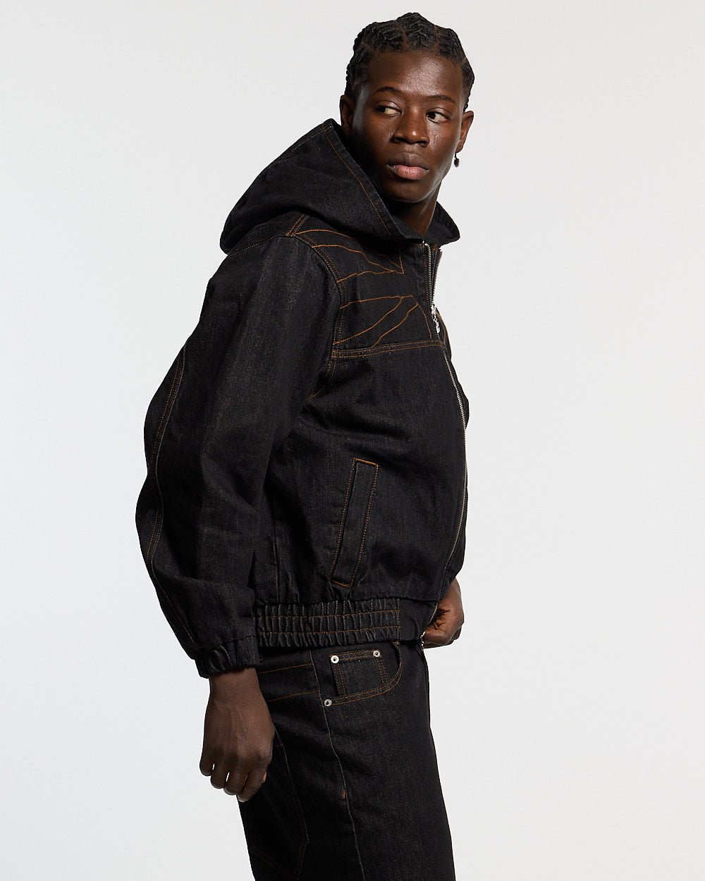TOP BOY JACKET SCHWARZ DENIM