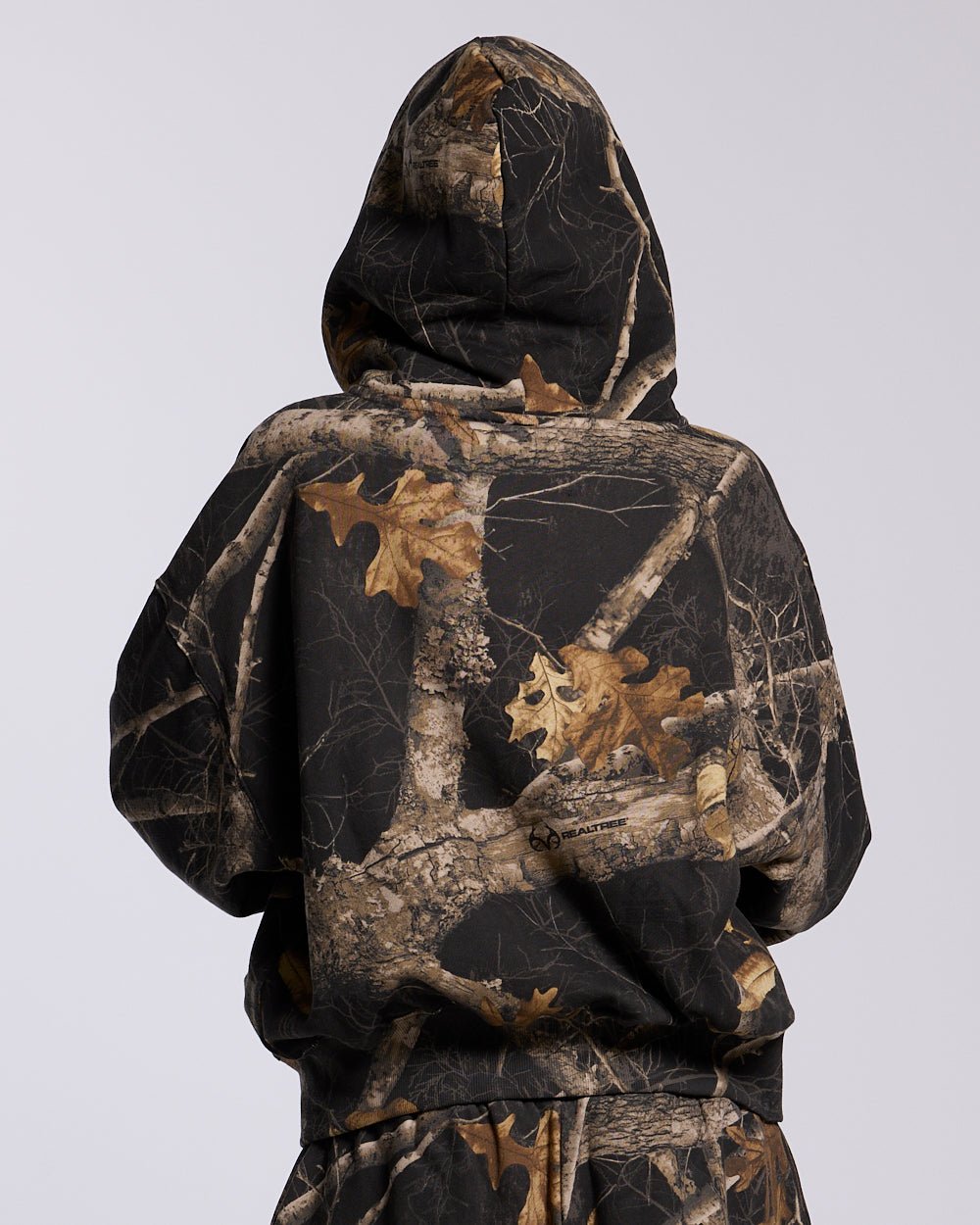 ZIP HOODIE REALTREE SCHWARZ