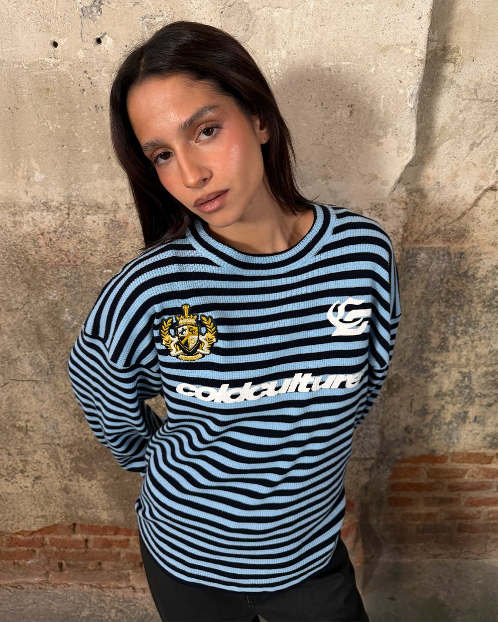 PHARREL LONGSLEEVE DUNKELBLAU UND HELLBLAU