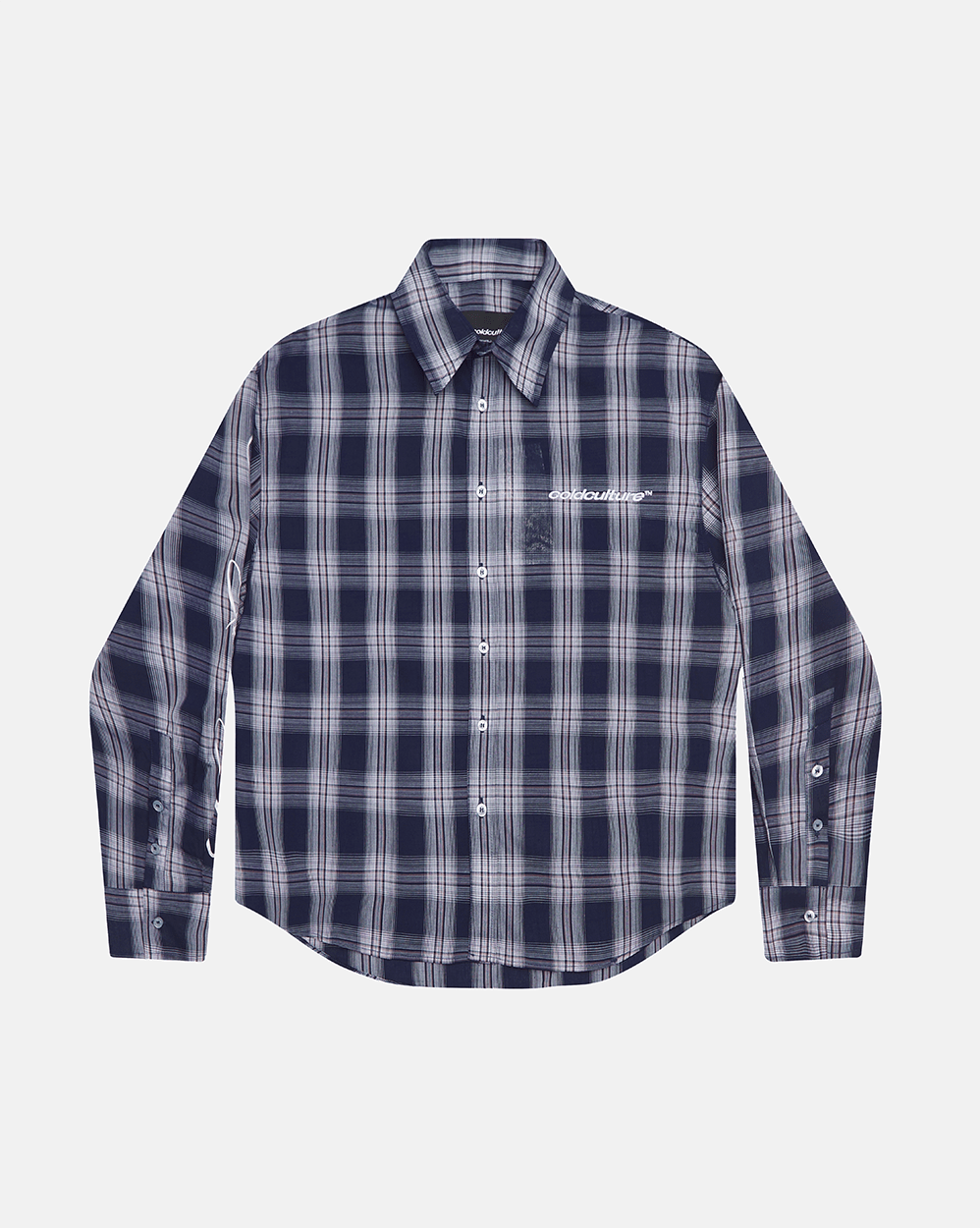 LONGSLEEVE-HEMD BLAU