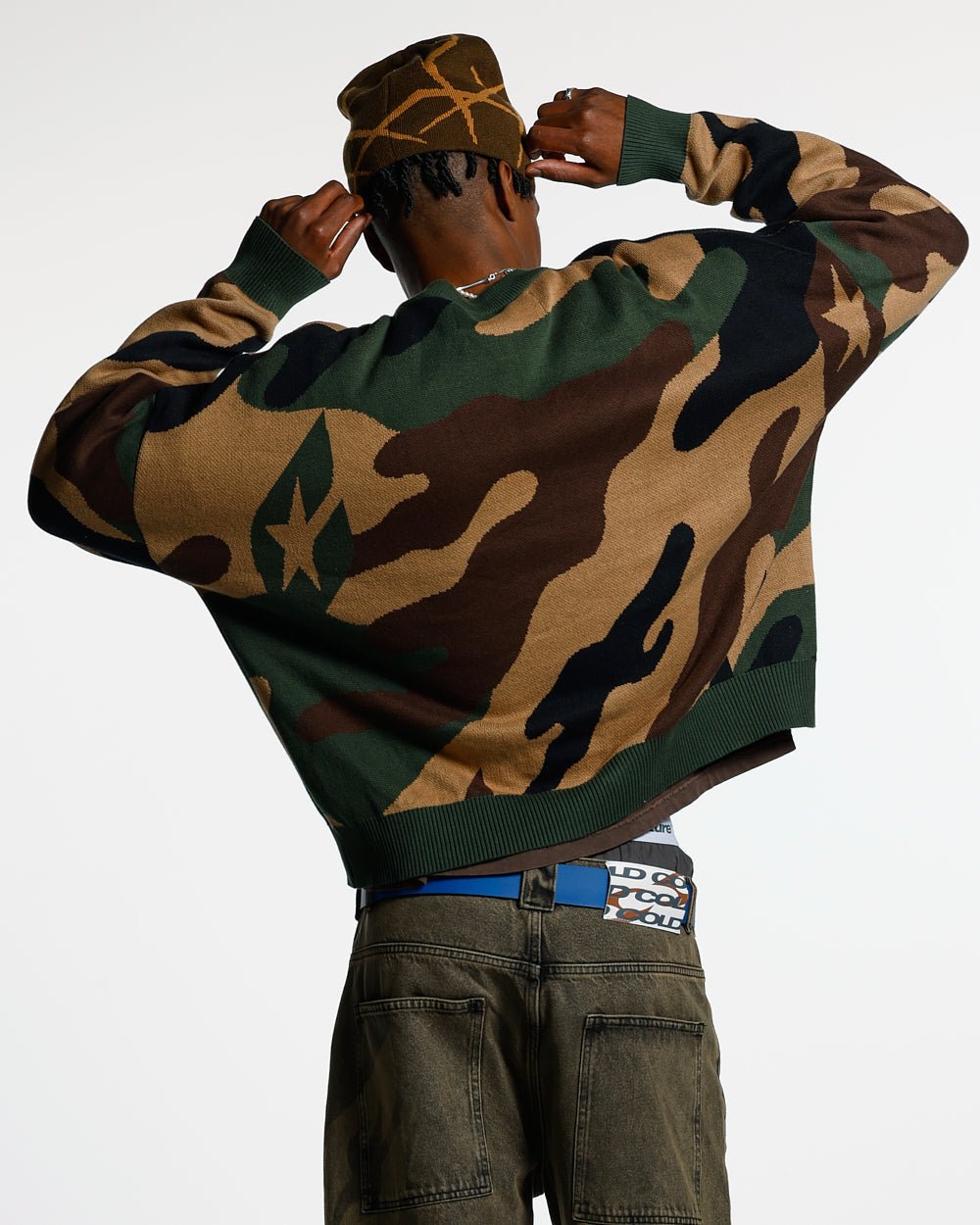 MILITÄR GESTREIFT GRÜN CAMO