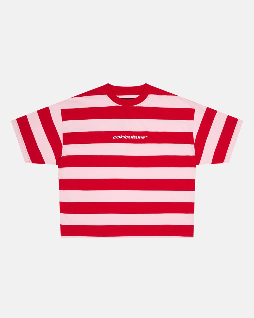LOLLY ICE TEE PINK UND ROTE STRIEMEN