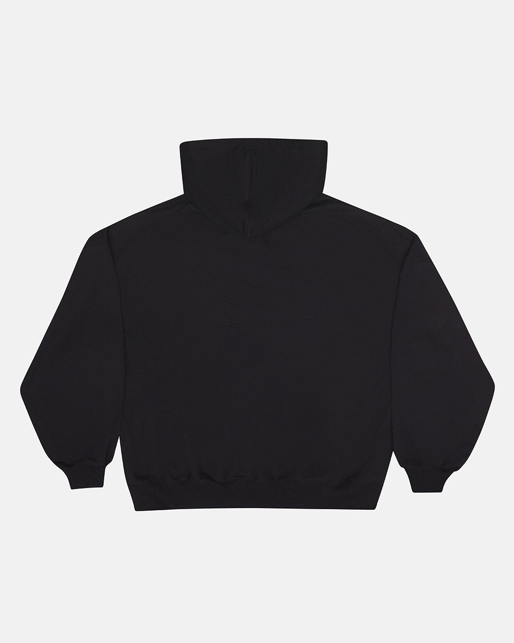 SCRIPT ZIP HOODIE SCHWARZ