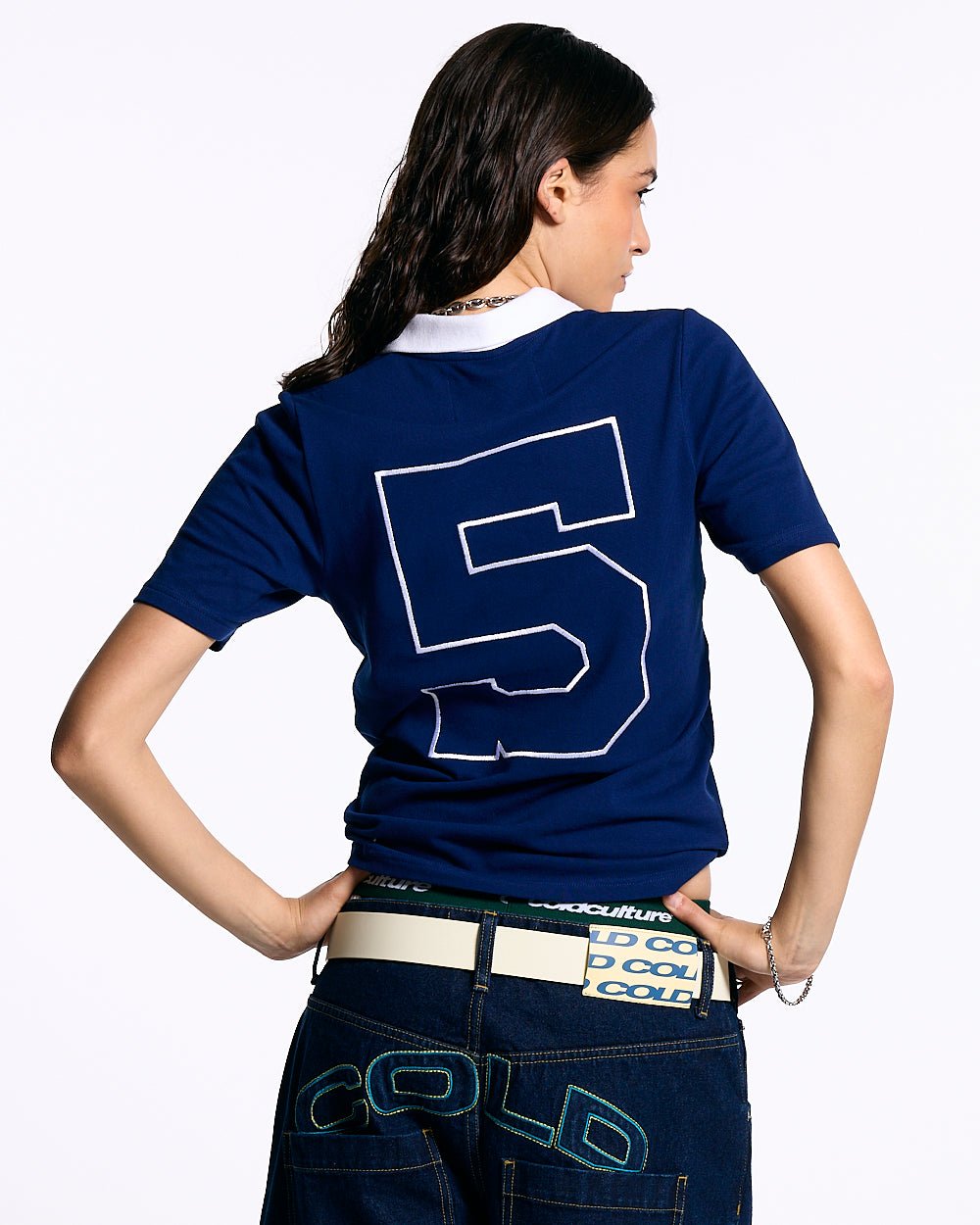 5th AURA SLIM POLO DUNKELBLAU