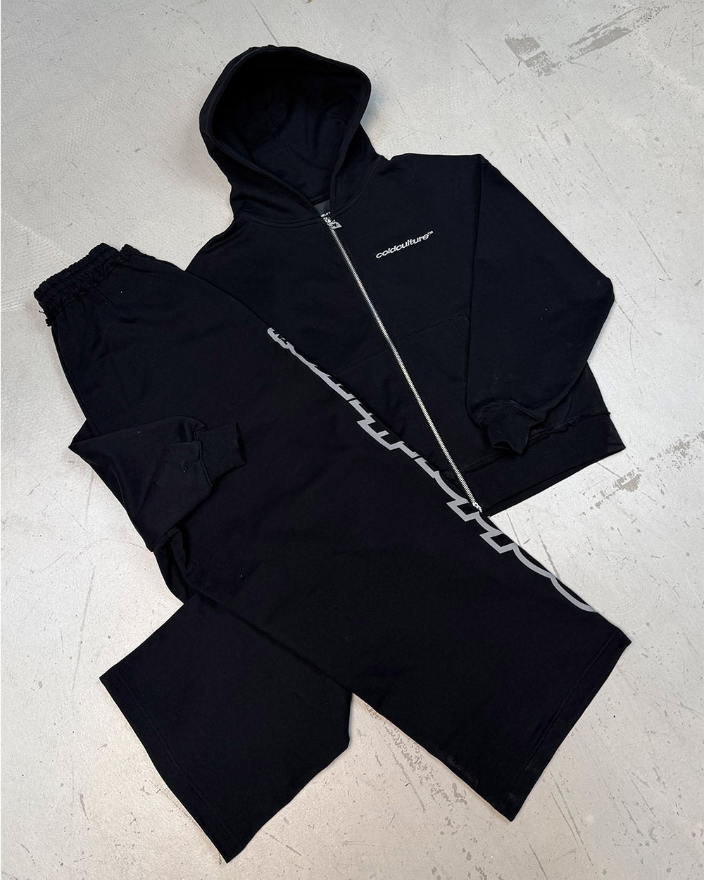 MIDNIGHT SET HOSIEN SCHWARZ