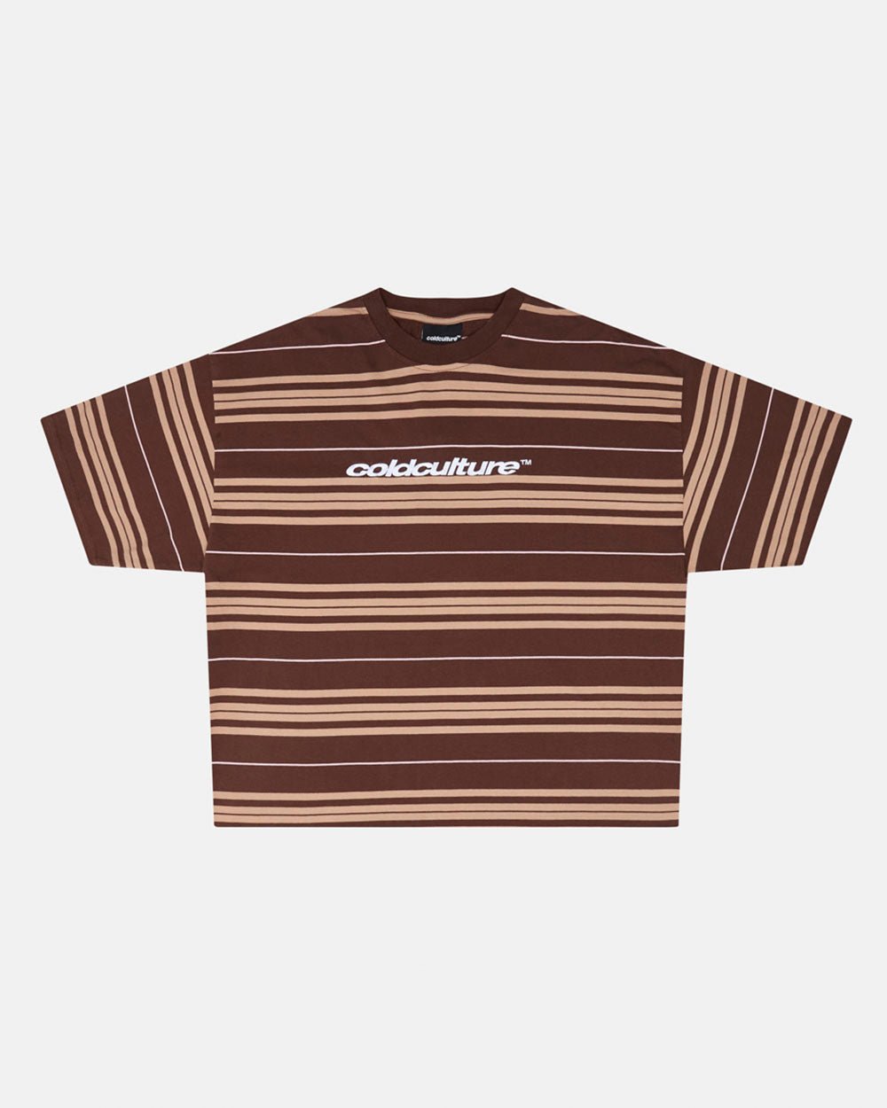 GEFLECKTES T-SHIRT BROWN-PINK