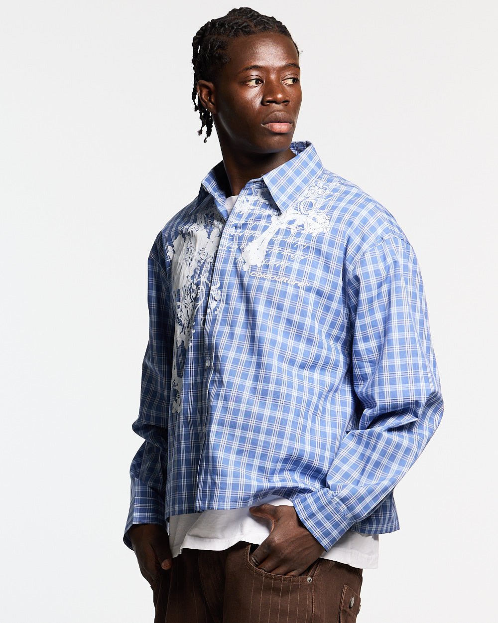 CROSS SHIRT BLAU