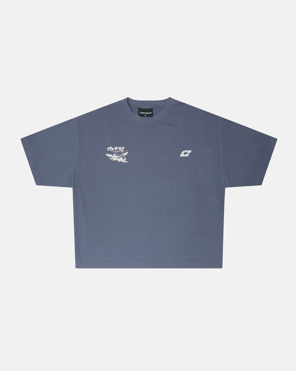 FLYING HOME TEE DOVE GREY