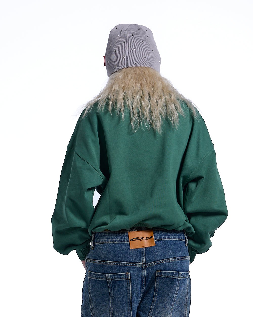 HARPER CREWNECK GRÜN UND GELB