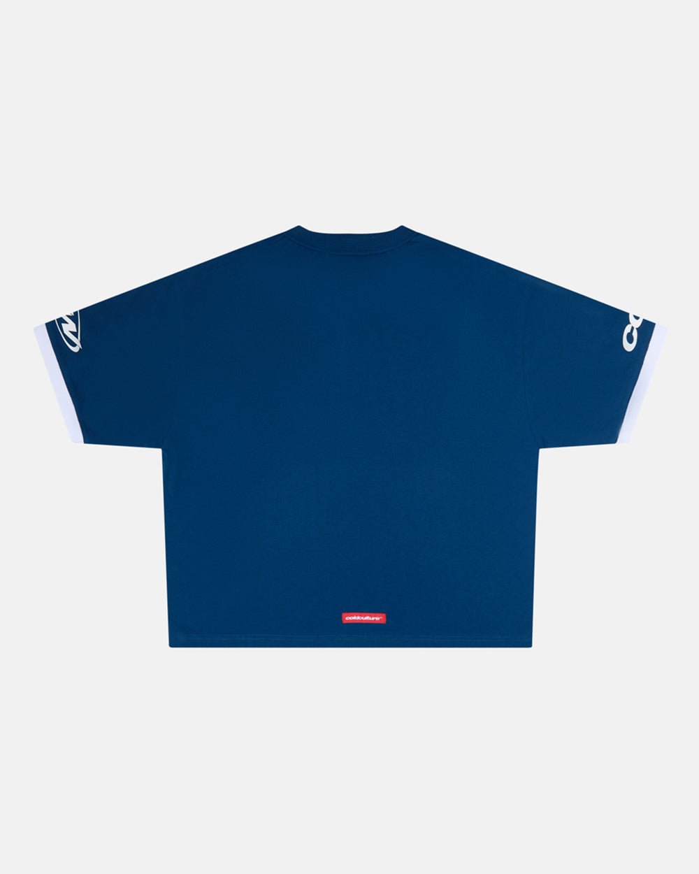 PANELS POLO TEE WEIß UND BLAU