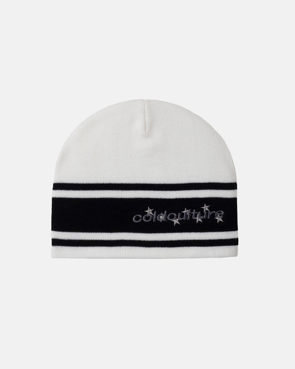 STARS STRAP BEANIE WEISS