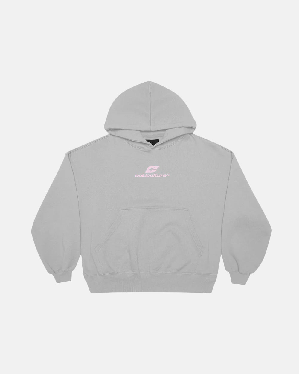 GEBOGENER HOODIE GRAU