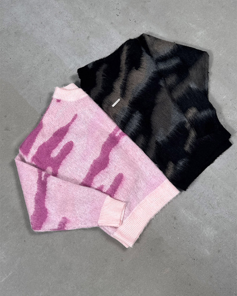 CAMO-STRICKWARE DUNKELBRAUN