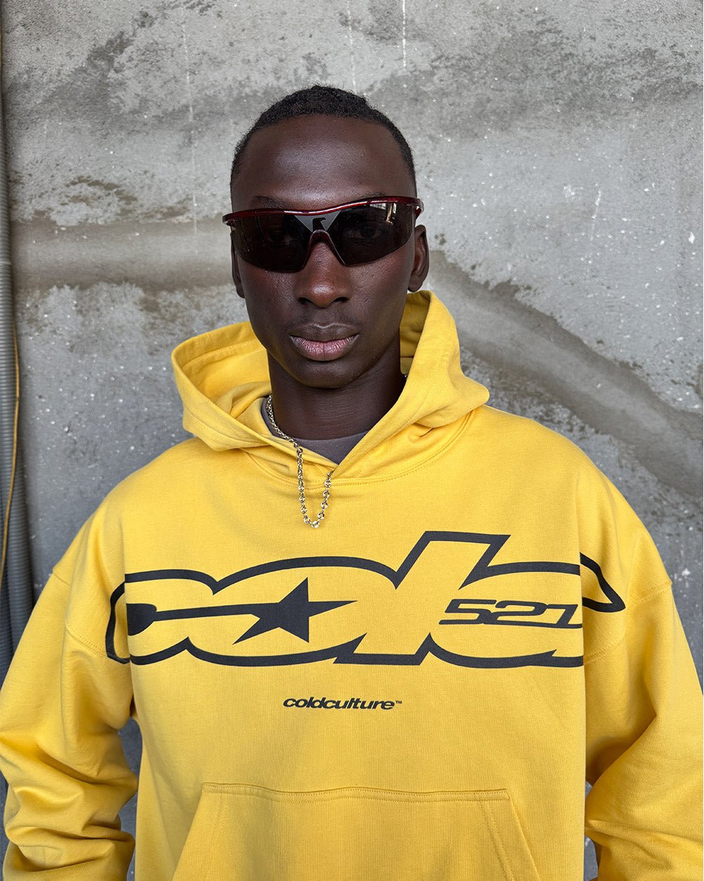 COLD 521 HOODIE GELB
