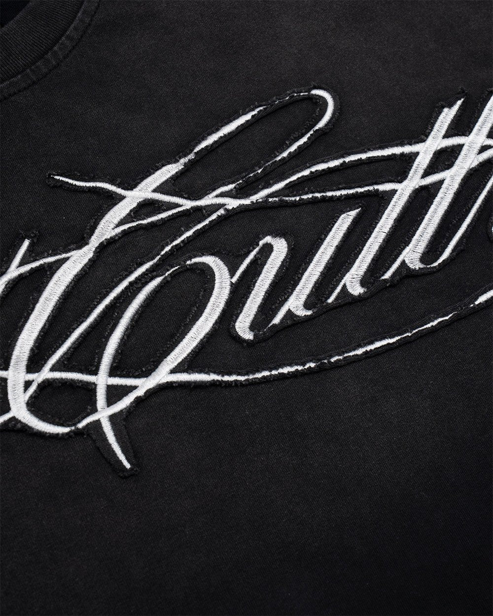 CROSSED SCRIPT LONGSLEEVE 2.0 SCHWARZ