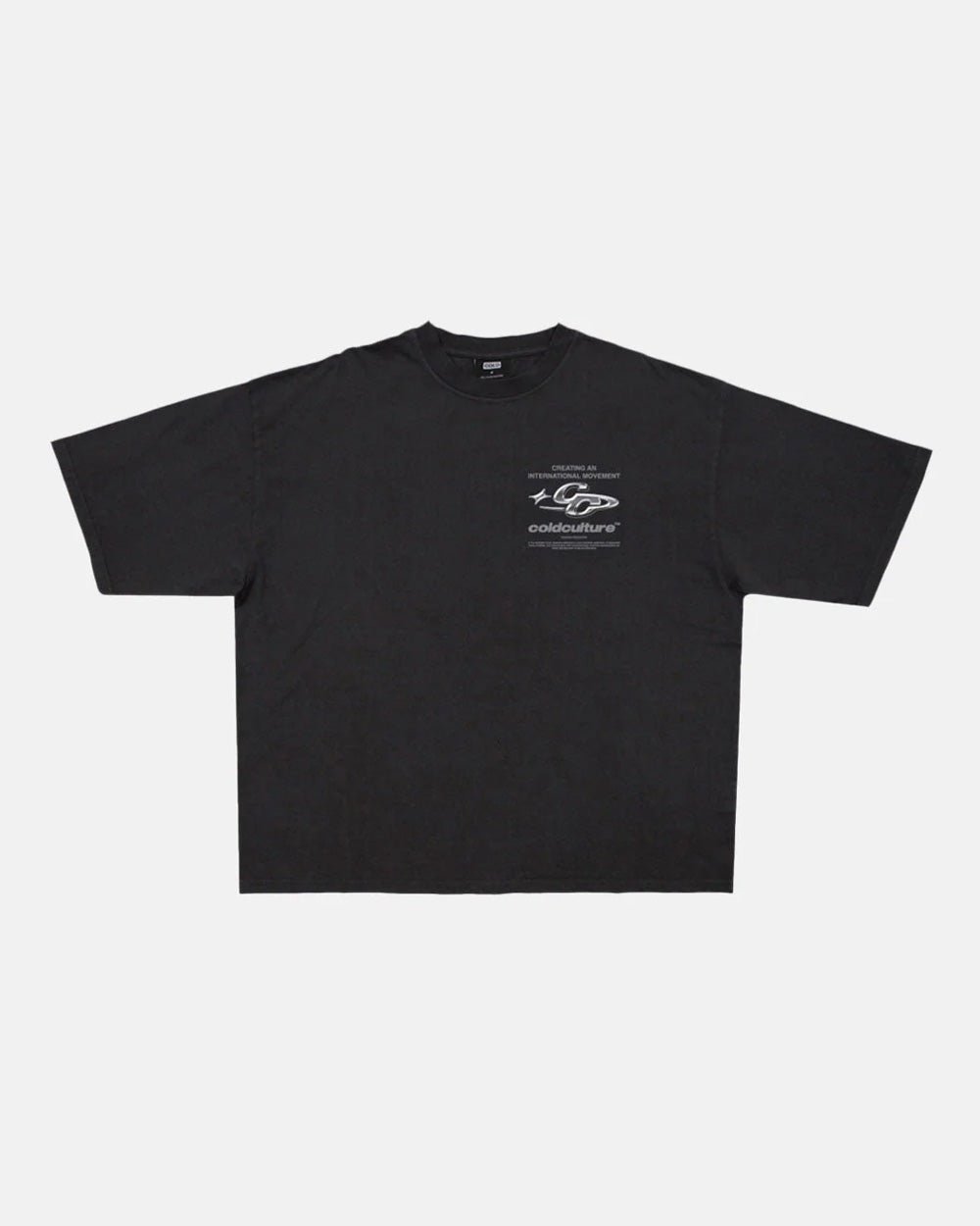 GLÄNZENDER TEE SCHWARZ