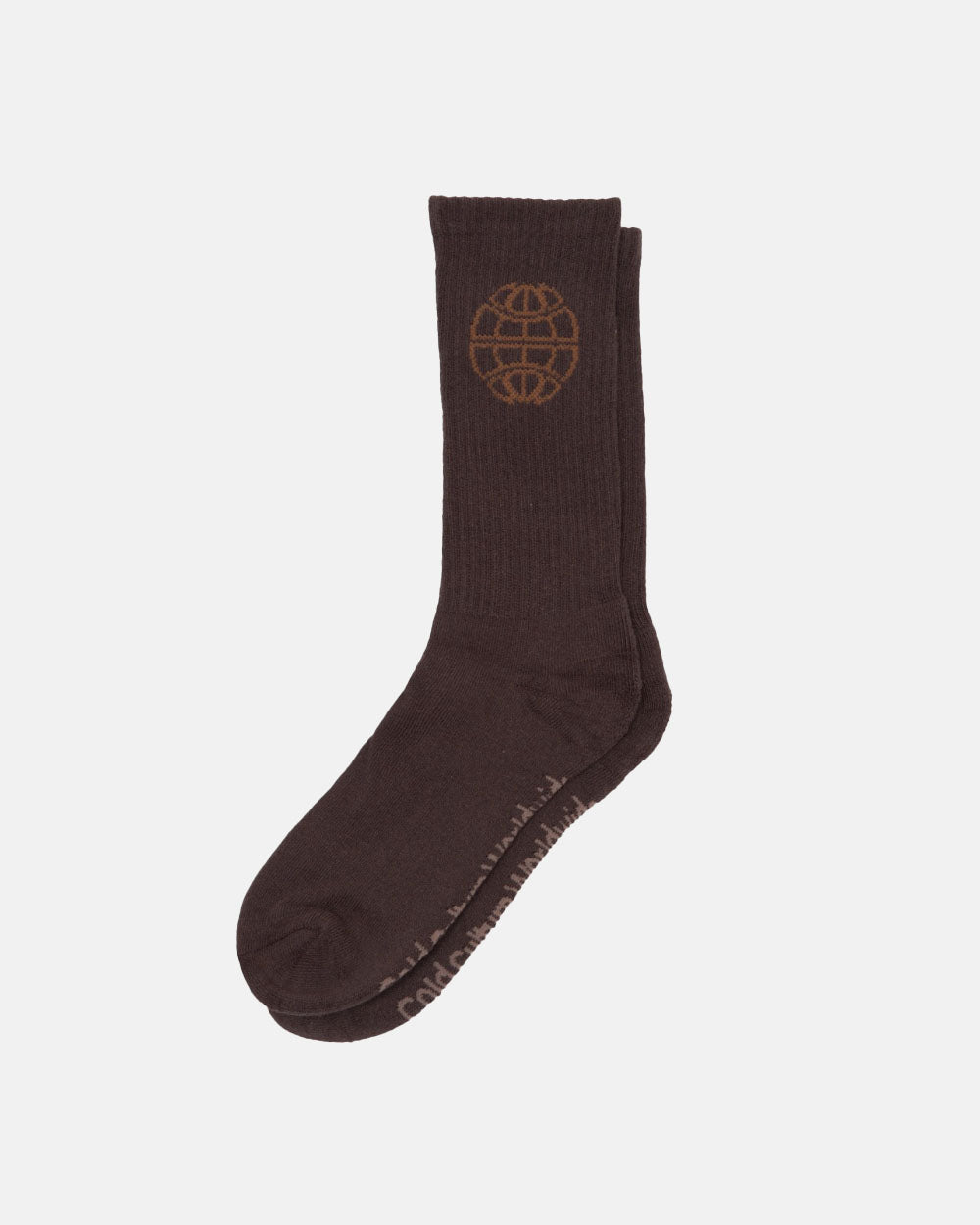 WELT BESTICKTE SOCKEN SCHWARZ-BRAUN