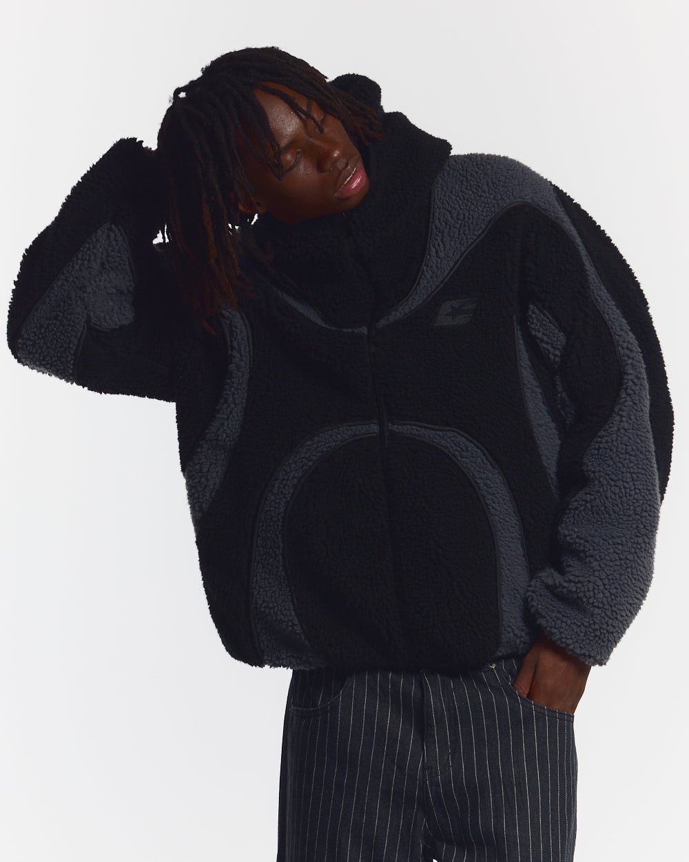 TAKE OFF FLEECE SCHWARZ