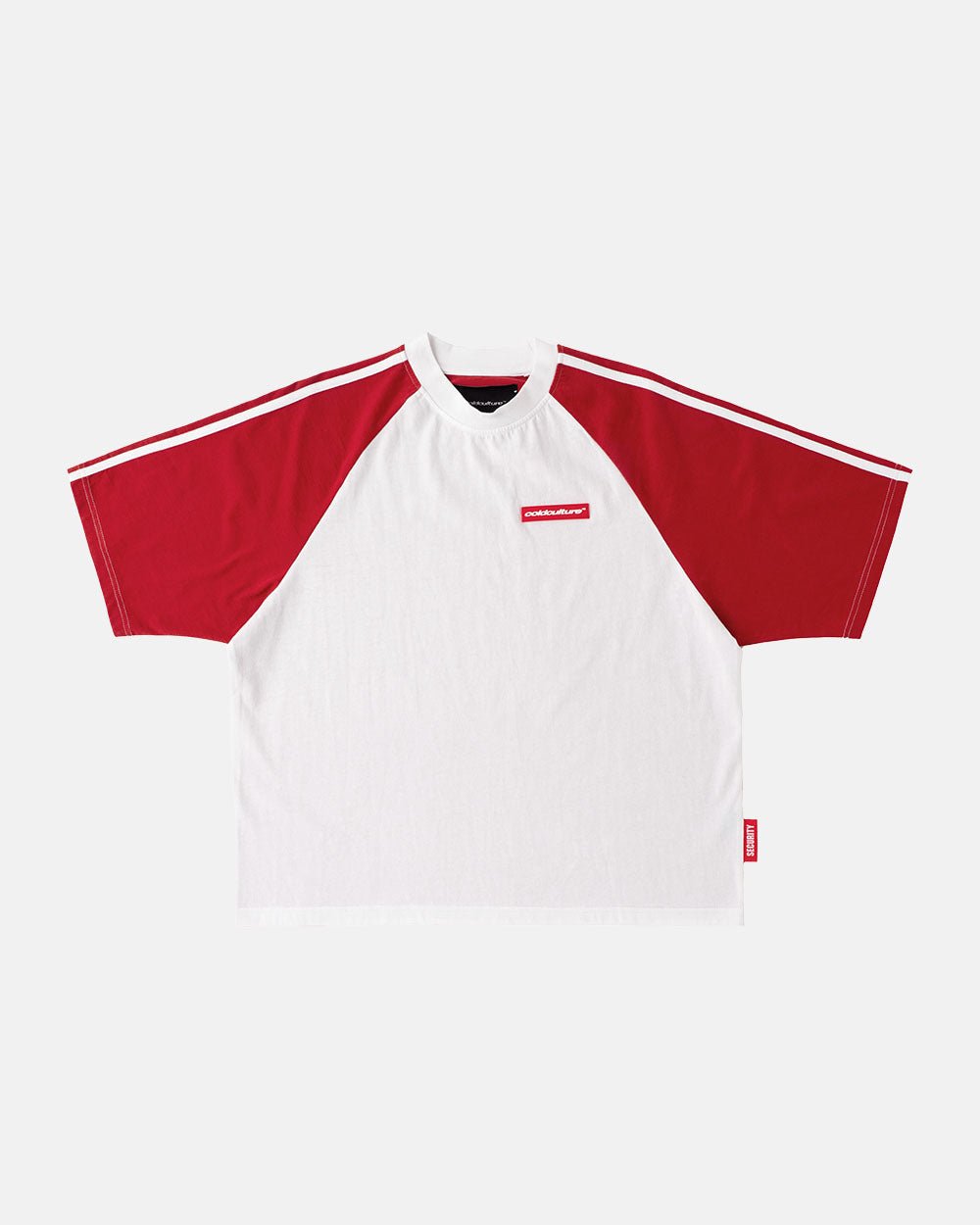COMBO TEE WEISS/ROT