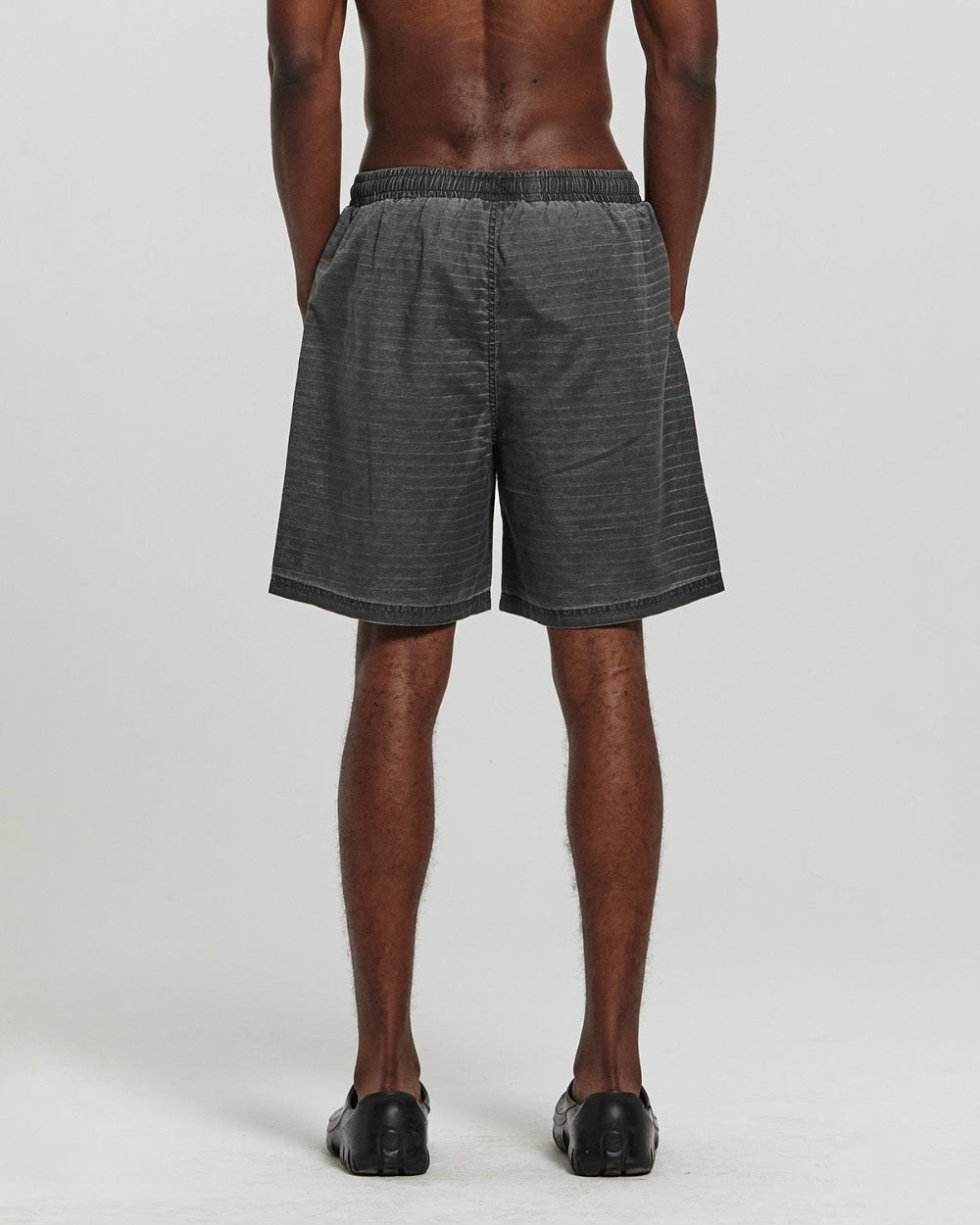 INDUSTRIELLE SCHWIMMSHORTS SCHWARZ FARBIG