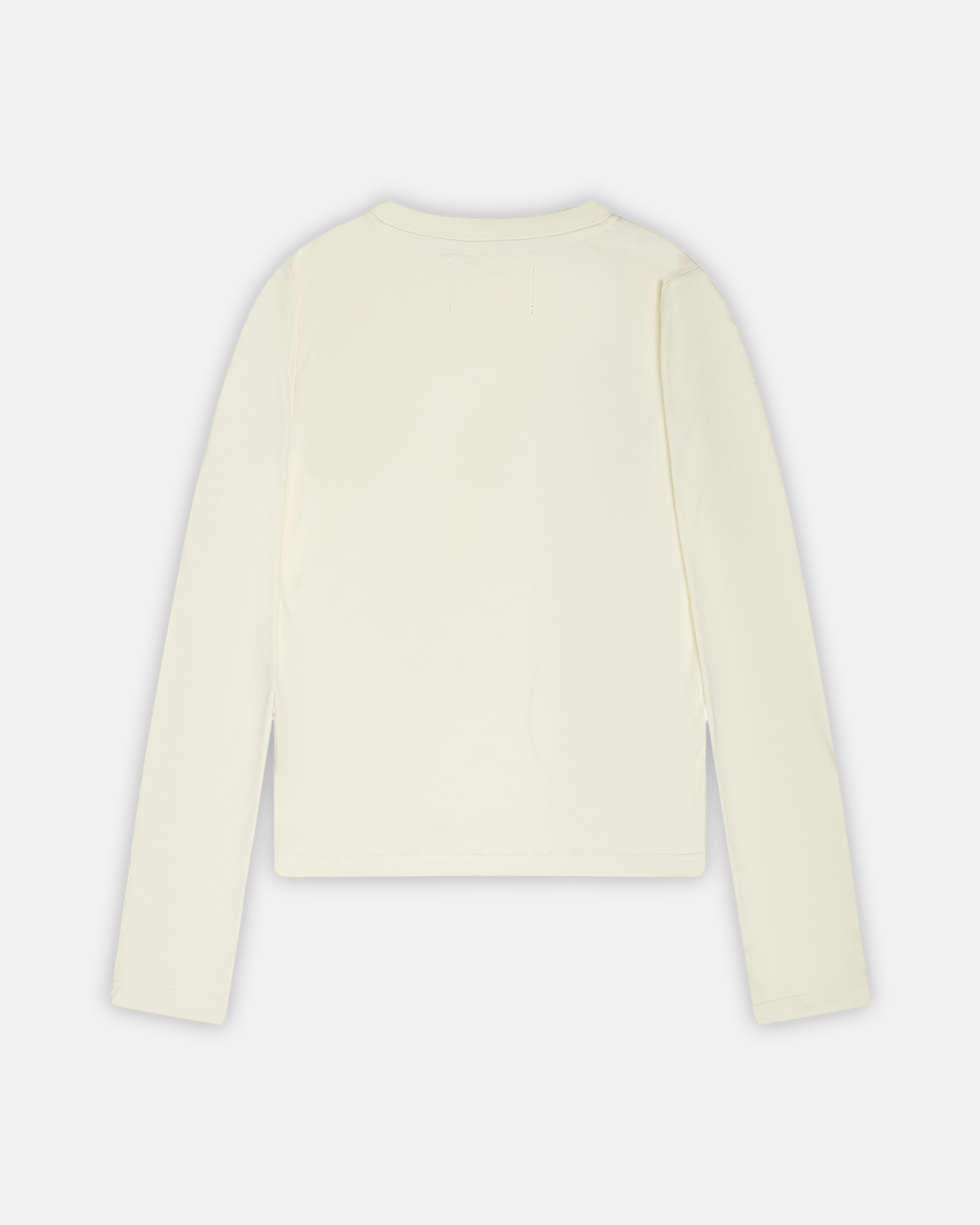 SCRIPT LONGSLEEVE TEE WEISS
