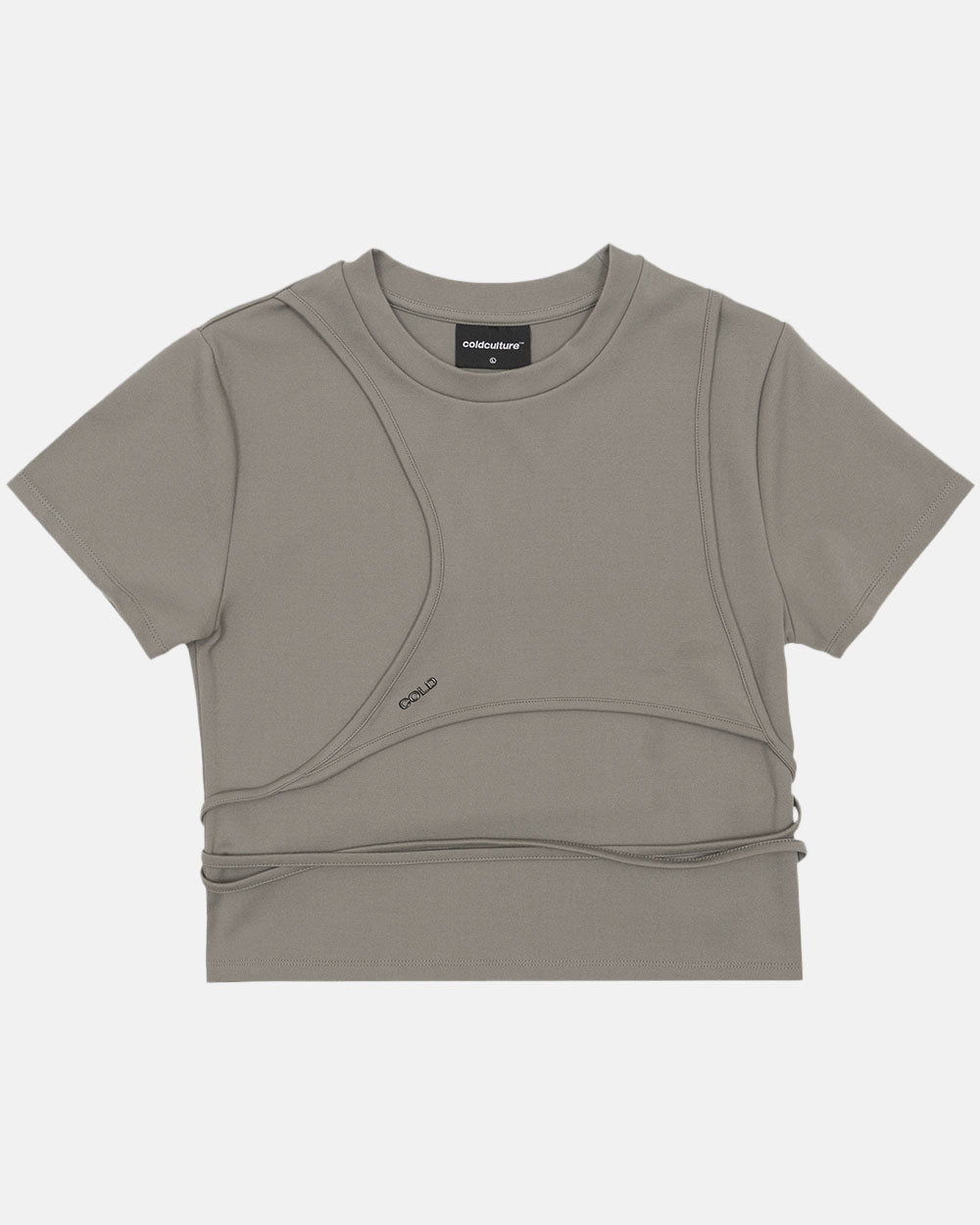 DEKONSTRUIERTE T-SHIRT QUARTZ GRAY