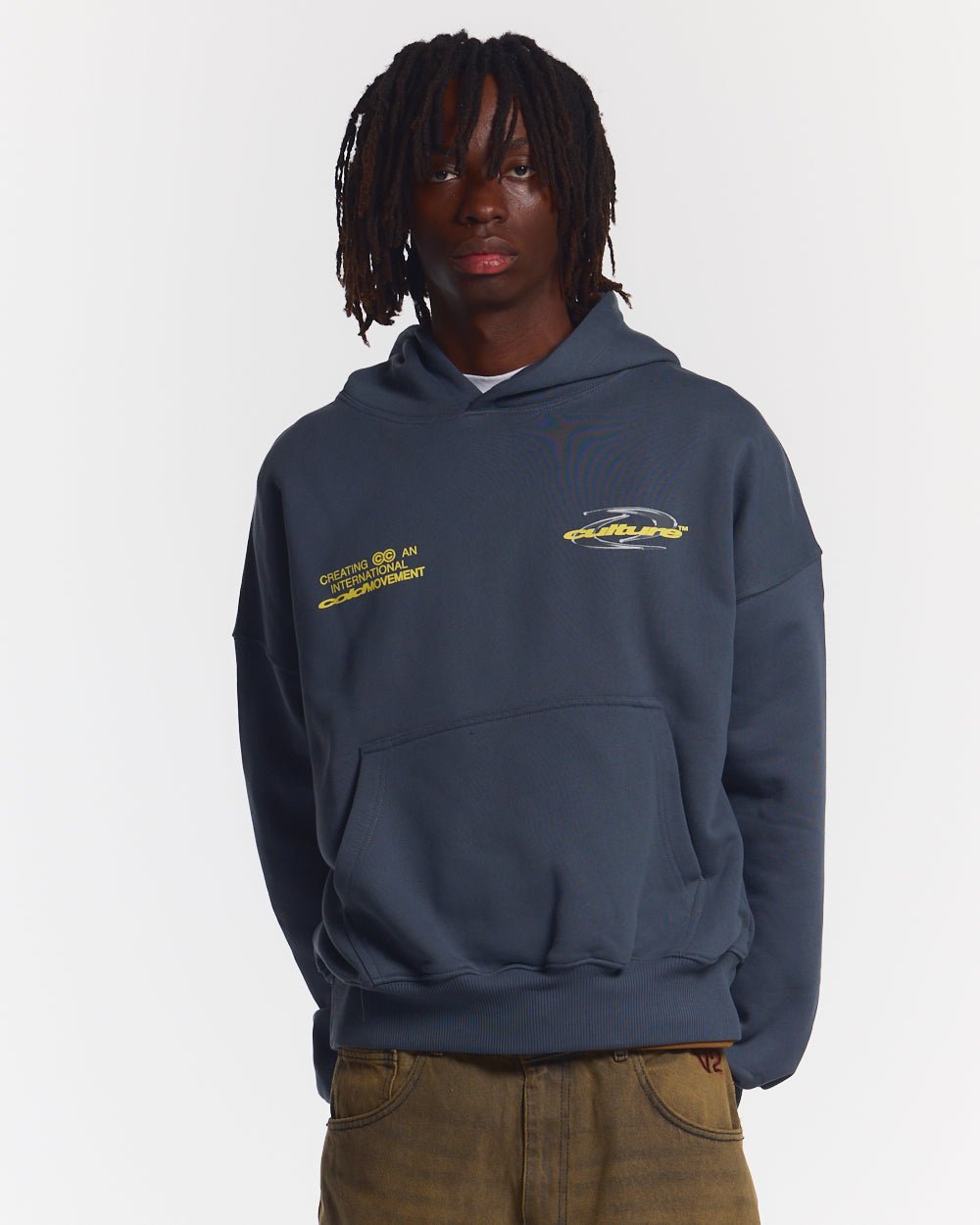 DYNAMISCHES HOODIE DUNKELBLAU