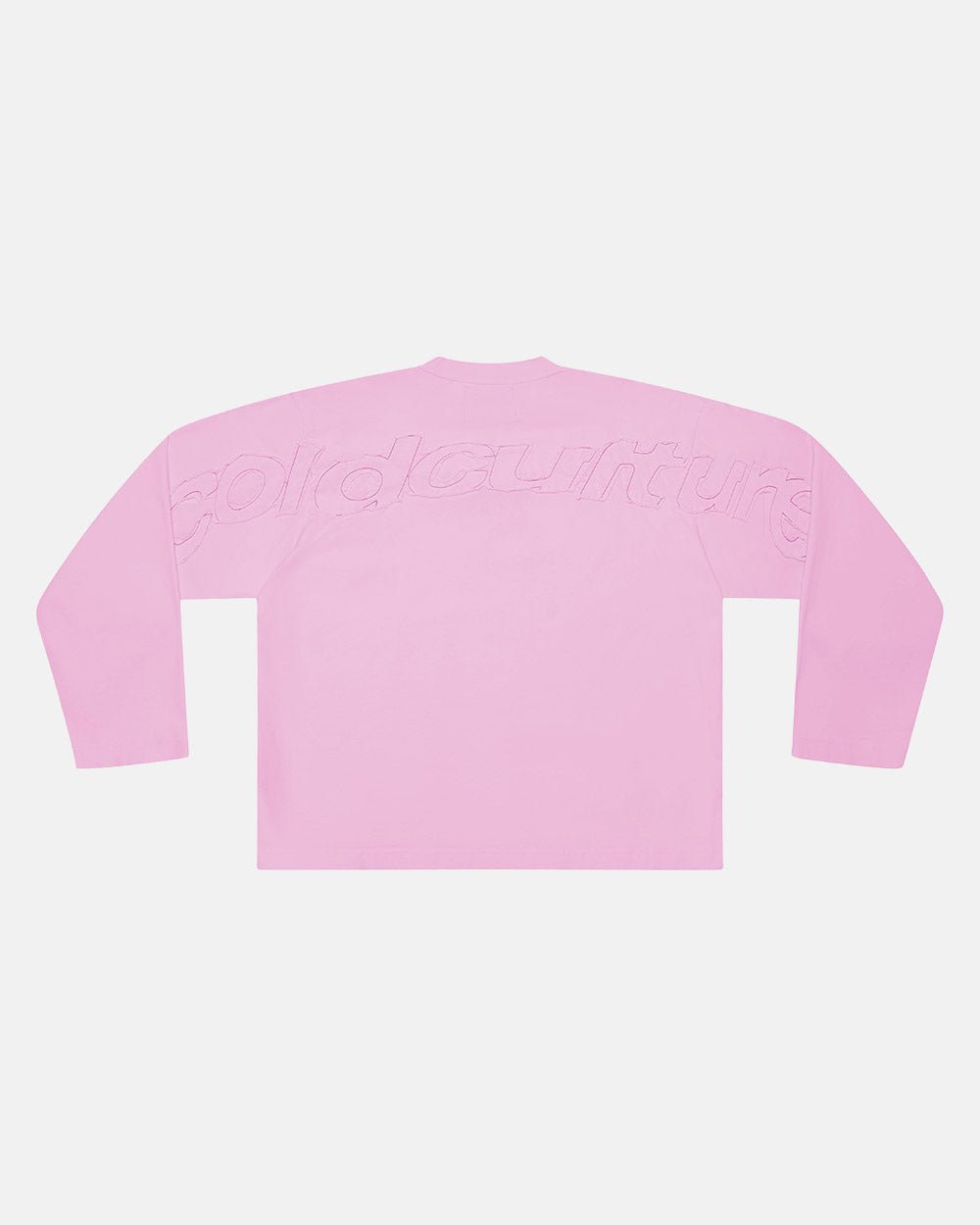 DISTRESS GEBRÄCHTIGE LANGARM T-SHIRT PINK