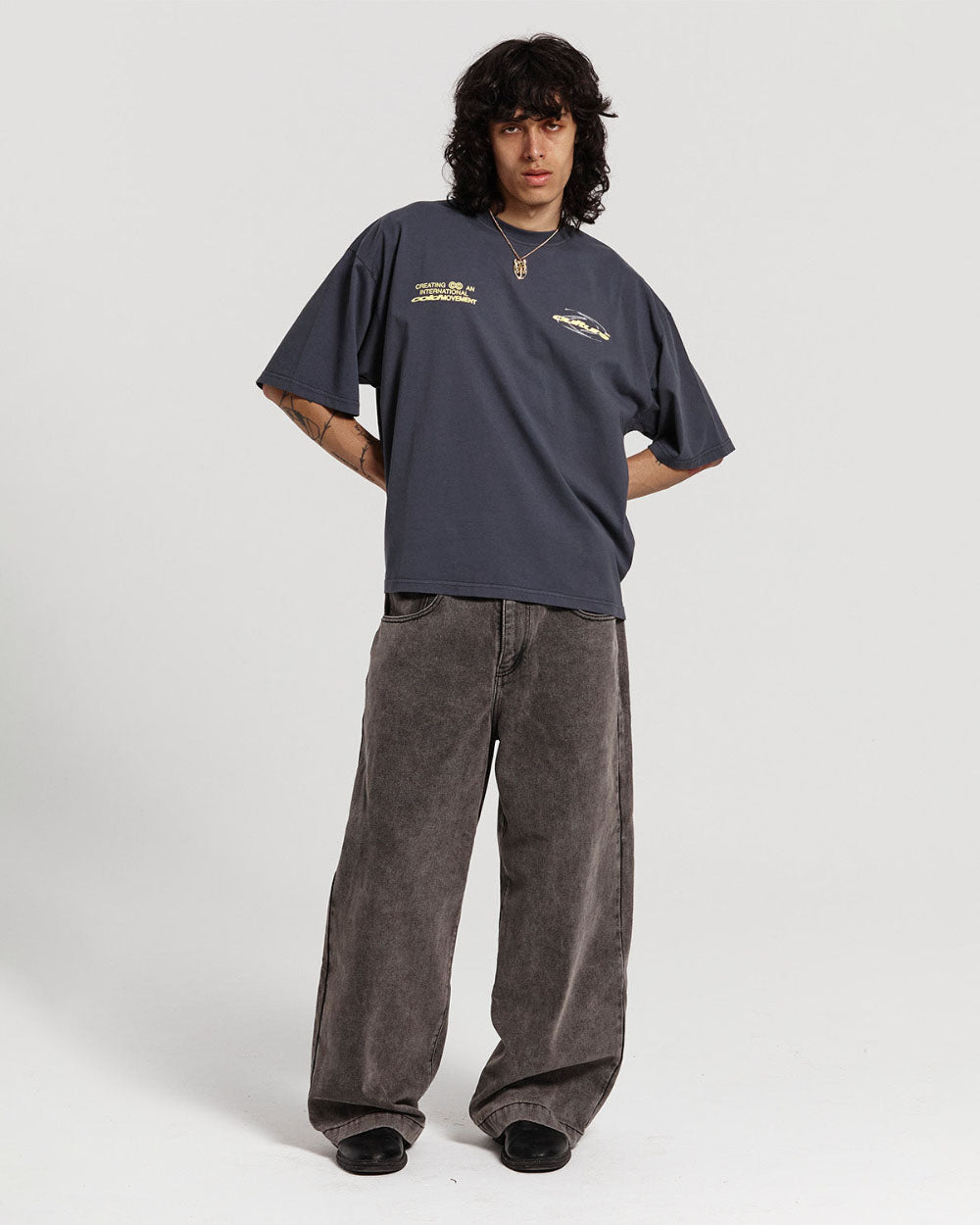 DYNAMIC TEE DUNKELBLAU