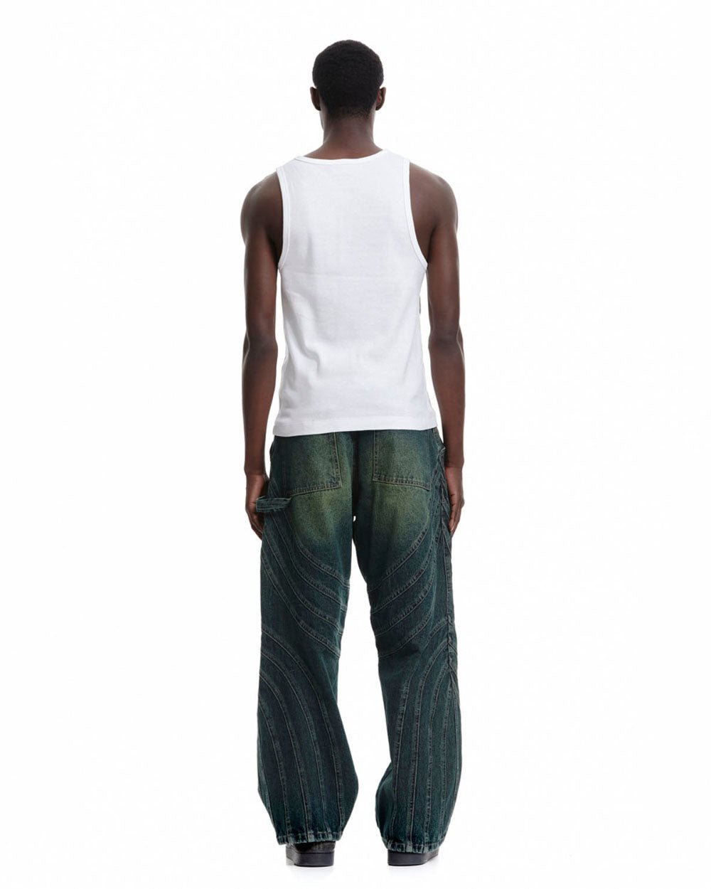 V1 MAZE HOSI GRÜNEN DENIM