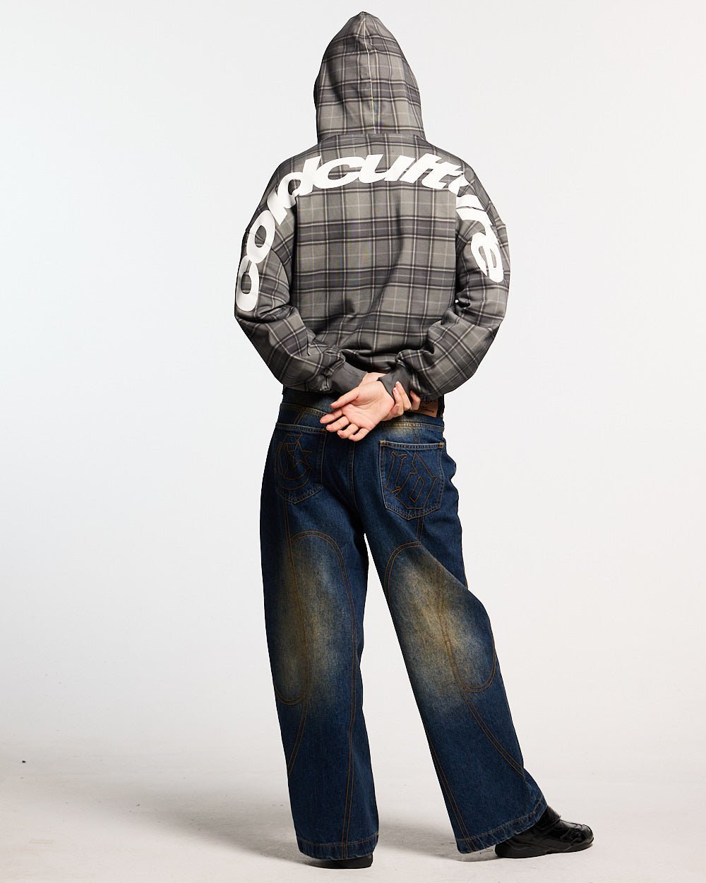 CURVED DRIFT HOODIE TARTAN