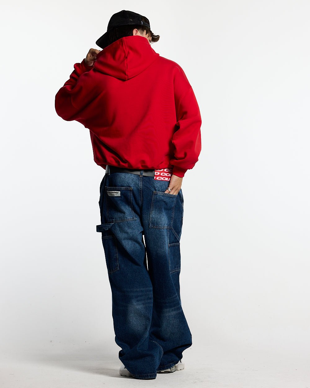 HARPER HOODIE OFF RED