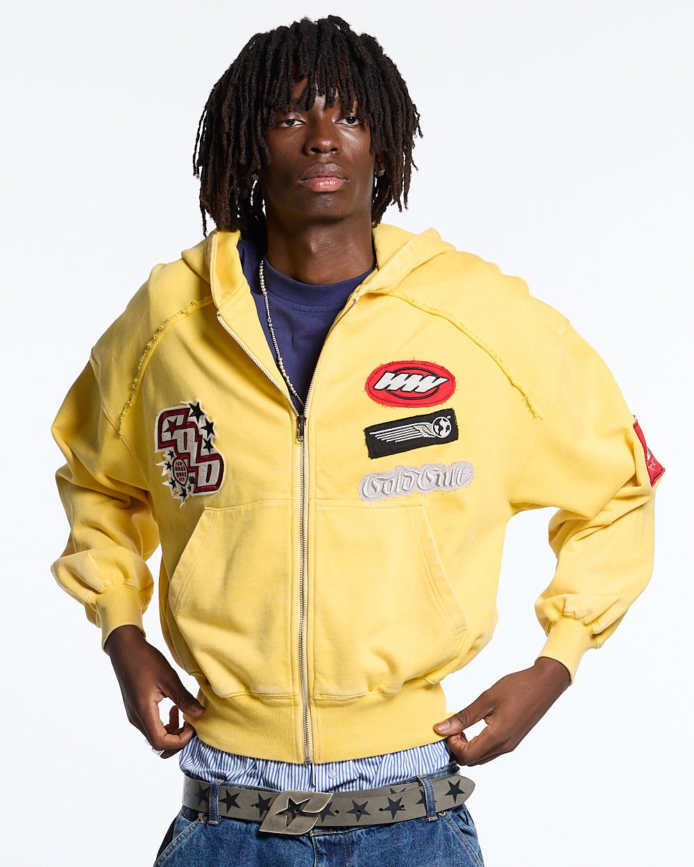 WALKER ZIP HOODIE GELB